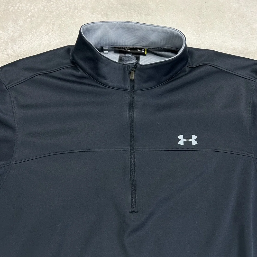 Under Armour ColdGear Storm2 Midlayer Half Zip Pullover Mens XL Navy 